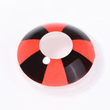 Red Black Cross Halloween Contacts