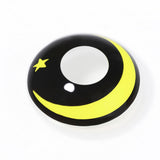 Yellow Galaxy Halloween Contacts