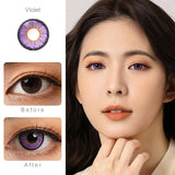 Neon Violet Colored Contacts