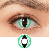 Light Green Dragon Eye Contacts