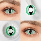 Light Green Dragon Eye Contacts