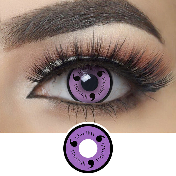 Purple Sharingan Halloween Contacts