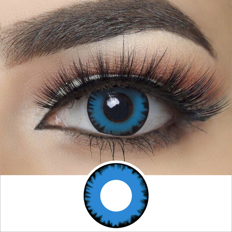 Blue Pixie Halloween Contacts
