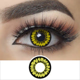 Yellow Mirage Halloween Contacts