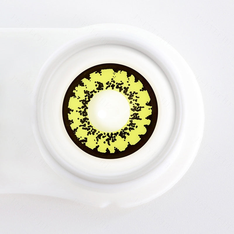 Yellow Mirage Halloween Contacts