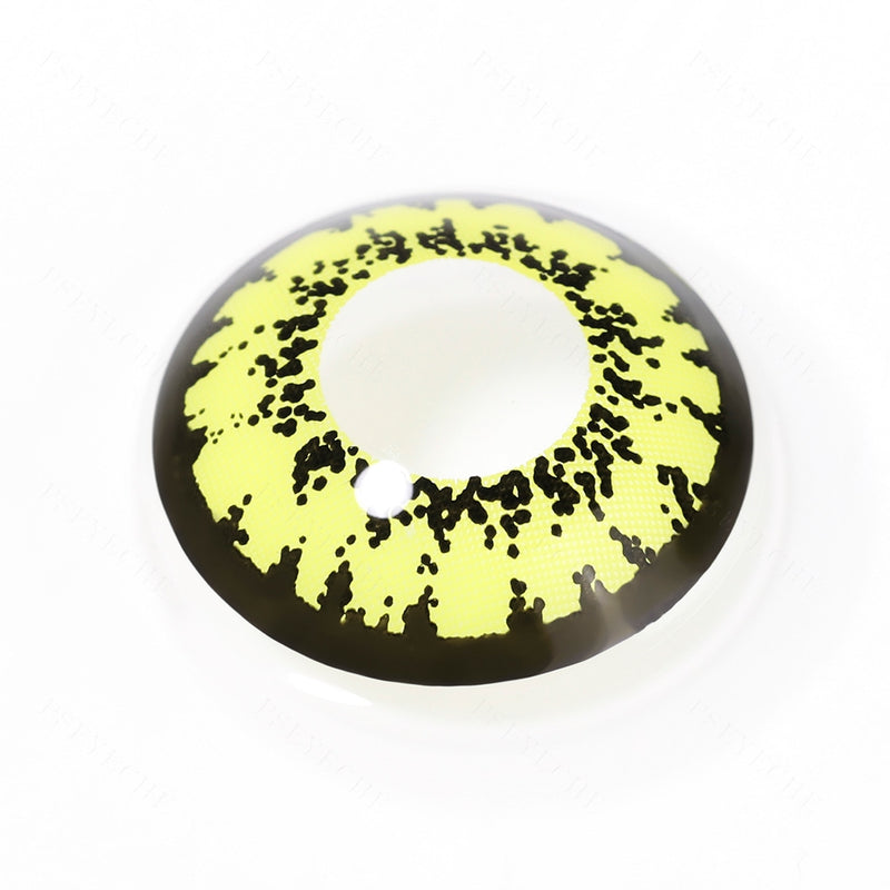 Yellow Mirage Halloween Contacts