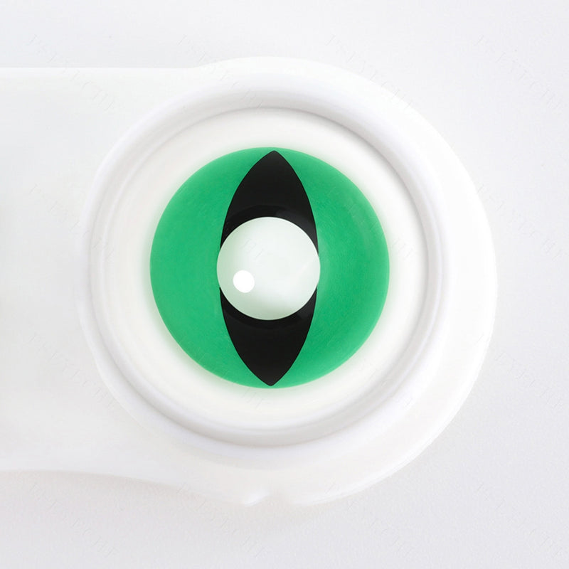 Green Cat Eye Costume Contact Lenses – FreshGo