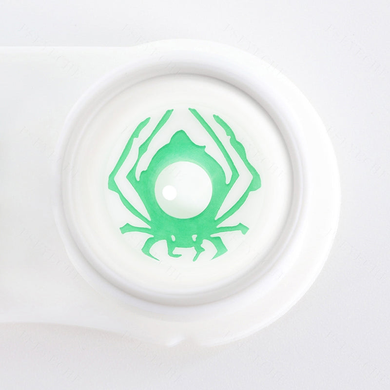 Green Spider Halloween Contacts