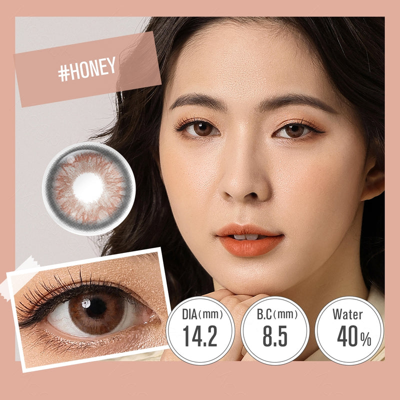 Iris Honey Colored Contacts