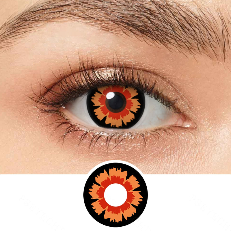 Petal Pattern Contact Lenses