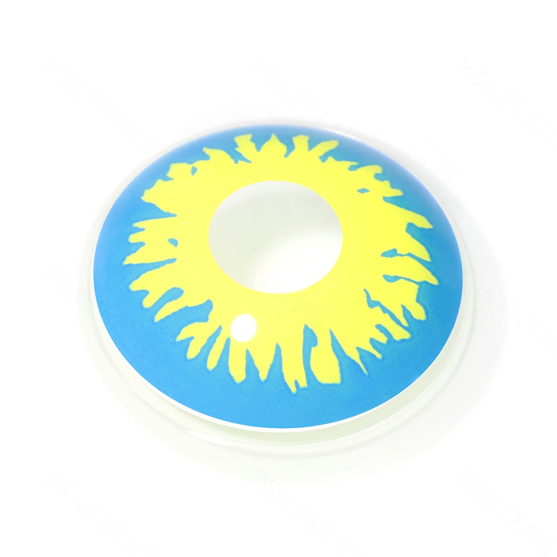 Blue And Yellow Firework Contacts