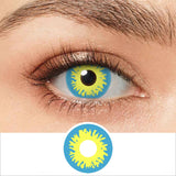 Blue And Yellow Firework Contacts