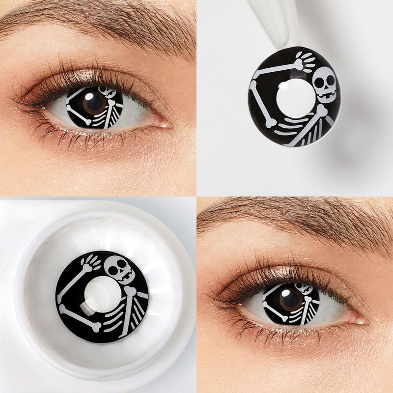 Black Skeleton Contacts