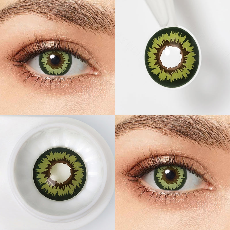 Miracle Green And Brown Contacts