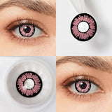 Demon Glamor Pink Cosplay Contacts