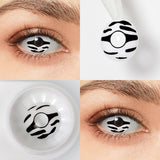 Zebra Print Contact Lenses