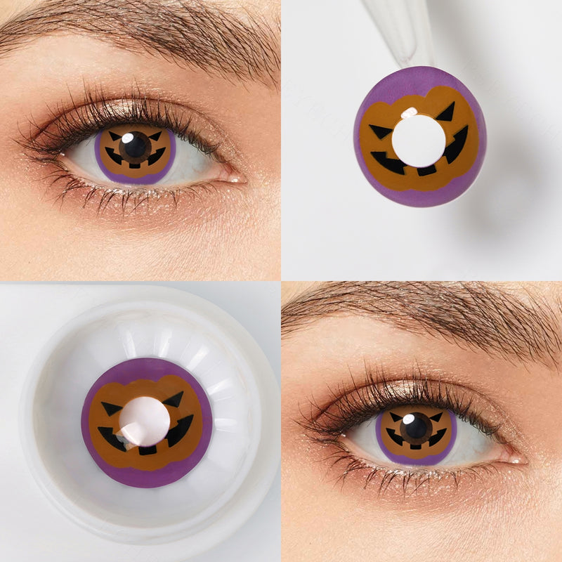 Halloween Pumpkin Contacts