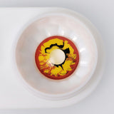 Red Yellow Burst Contacts