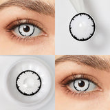 Angelic White Contact Lenses