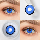 Twilight Space Blue Werewolf Contacts