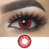 Dolly Eye Rojo Contactos de Halloween