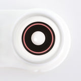 pink rim halloween contacts with real shot