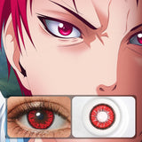 Dolly Eye Rojo Contactos de Halloween