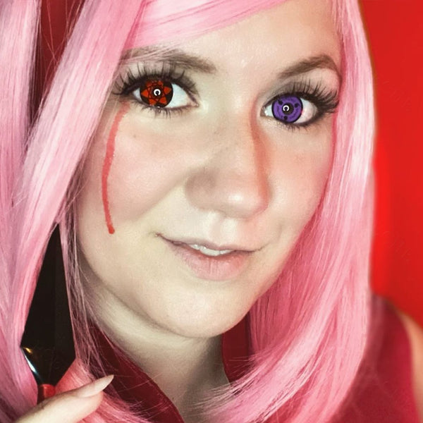 Purple Sharingan Halloween Contacts