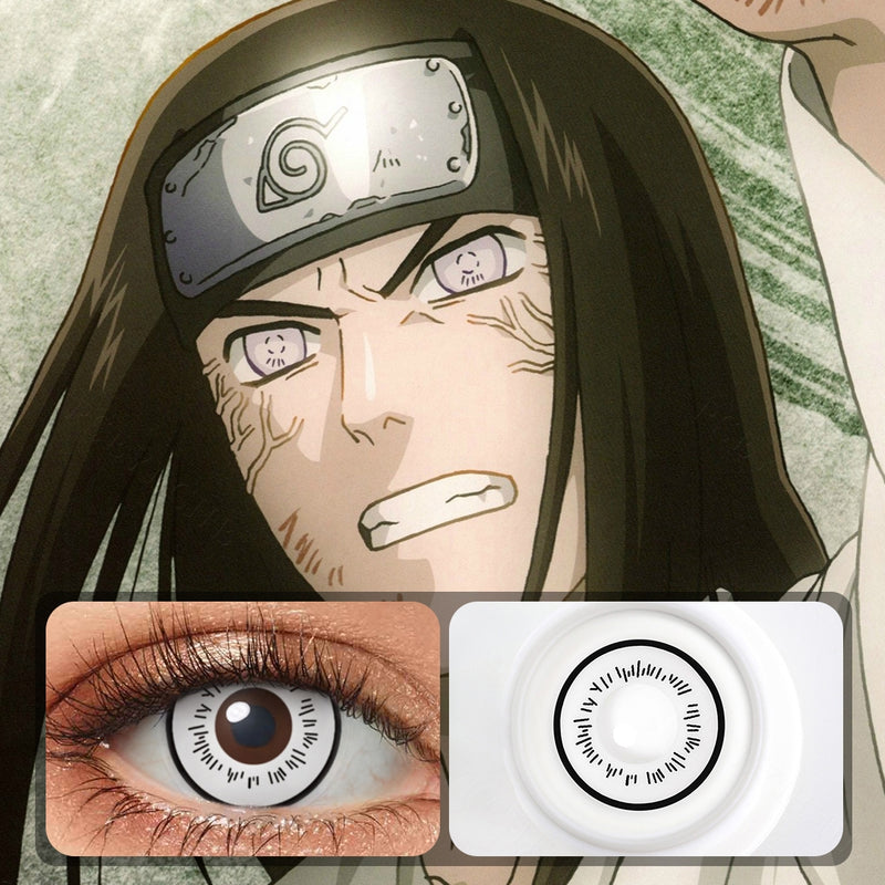 White Byakugan Halloween Contacts for Naruto