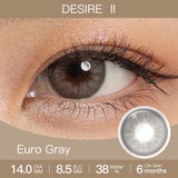 Desire Euro Gray Colored Contacts