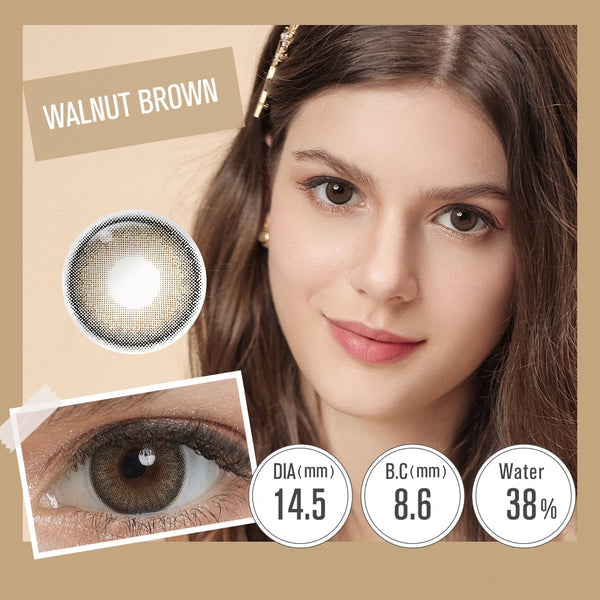 Bunny Walnut Brown Colored Contacts