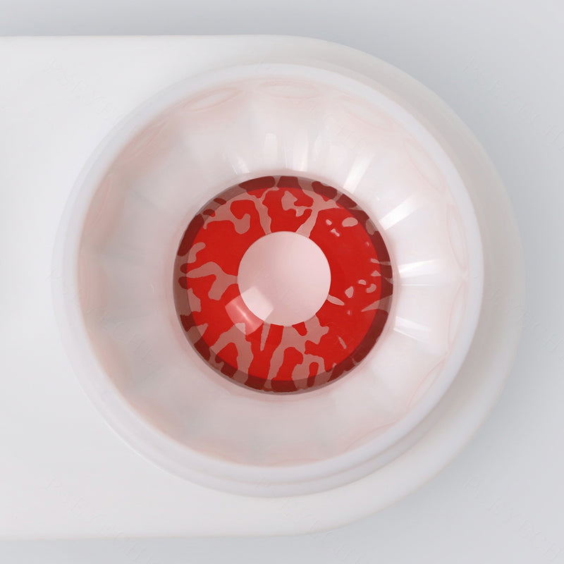 Red Blood Splat Halloween Contacts