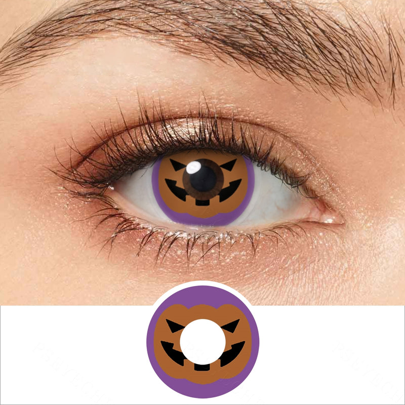 Halloween Pumpkin Contacts