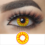 Sun Flame Halloween Contacts