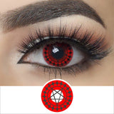 Contacts d'Halloween d'Oeil Rouge Contract Eye