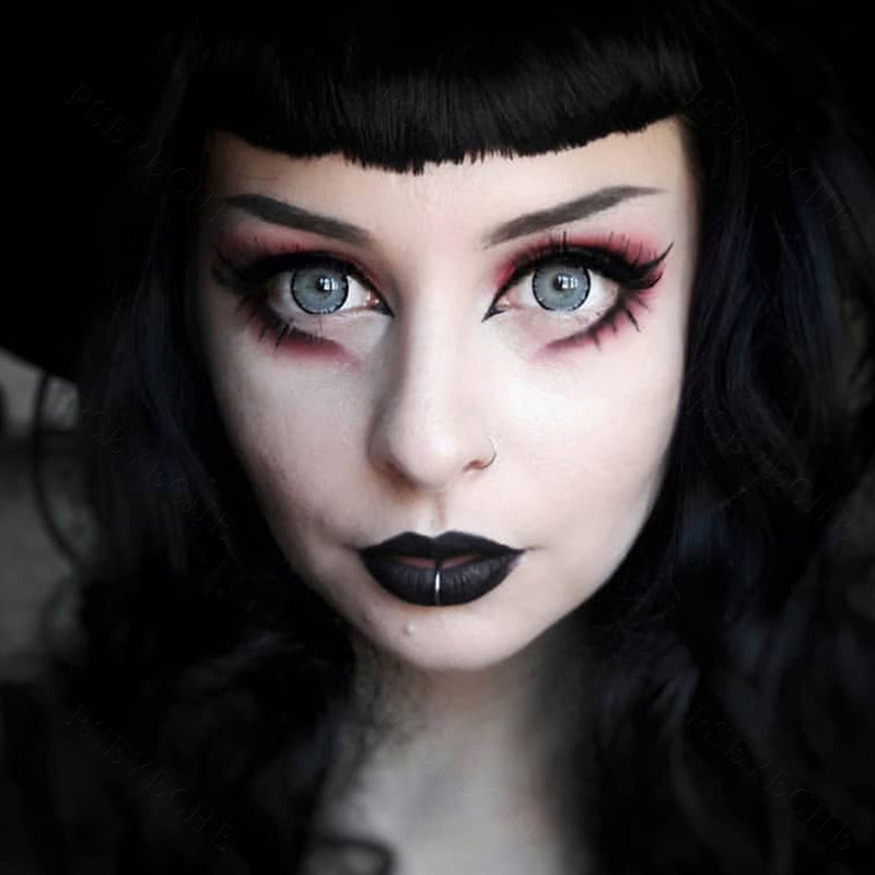 Contacts d'Halloween des vampires gris pour Twilight