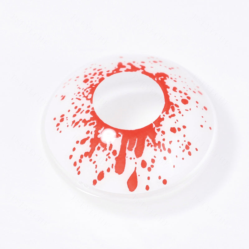 Crazy Blood Splat Contacts d'Halloween