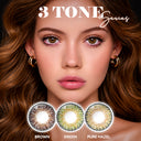 3 Tone Colored Contacts 12 Colors Available