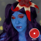 All Red Sclera Lenses