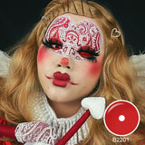 All Red Sclera Lenses
