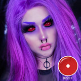 All Red Sclera Lenses
