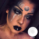 White Mesh Sclera Lenses