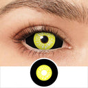 Black and Yellow Sclera Lenses