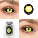 Black and Yellow Sclera Lenses