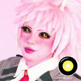 Black and Yellow Sclera Lenses