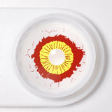Fever Yellow and Red Sclera Lenses