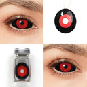Jigsaw Black and Red Sclera Lenses