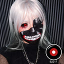 Jigsaw Black and Red Sclera Lenses