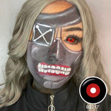 Jigsaw Black and Red Sclera Lenses