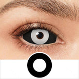 Black and White Sclera Lenses